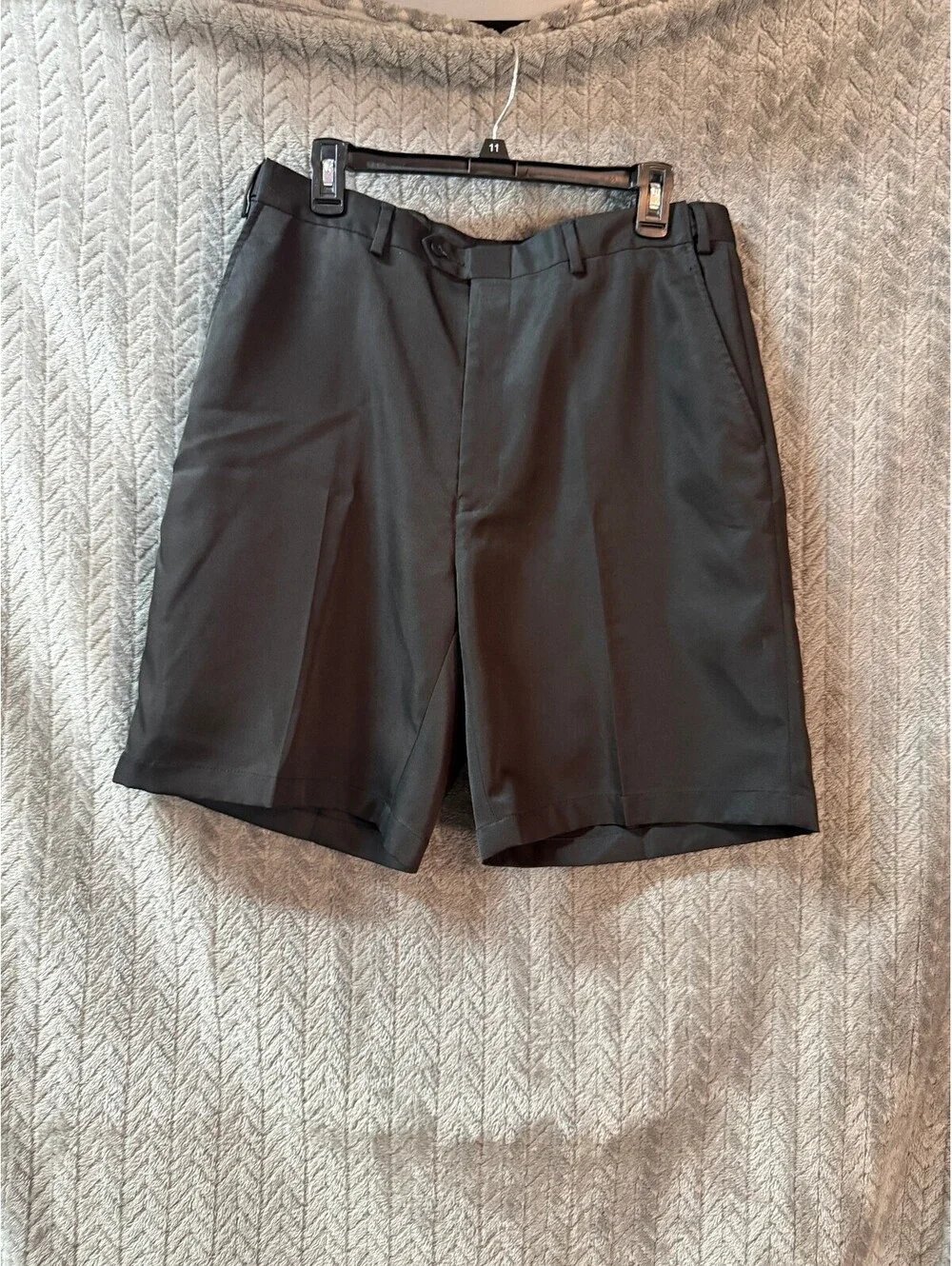 Jos. A. Bank Leadbetter Golf Black Polyester Shorts Size 34 Regular